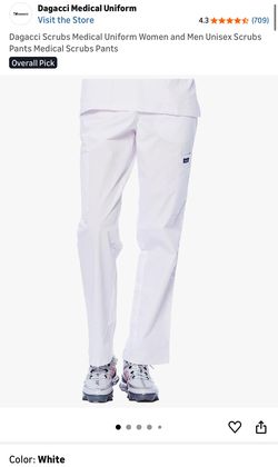 Dagacci Scrubs Medical Uniform Women and Men Unisex Scrubs 