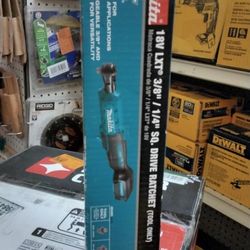 MAKITA 18V LXT 3/8" / 1/4" SQ. DRIVE RATCHET (TOOL ONLY)