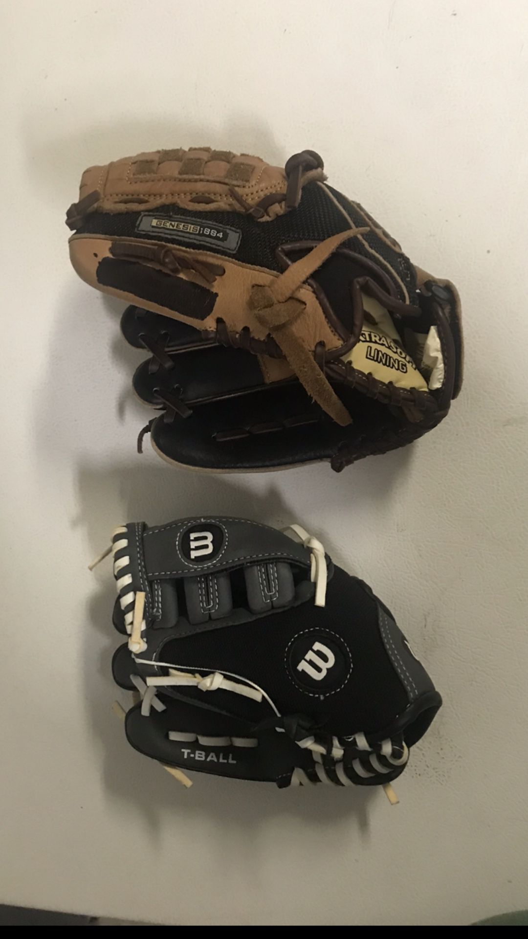 Baseball Gloves Sizes 9 & 10. $15 each or $25 For Both. 