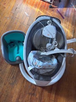 Baby jumper, musical swing, chair