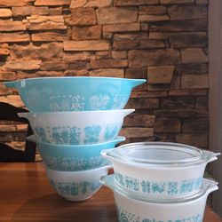 PYREX cinderella amish butterprint