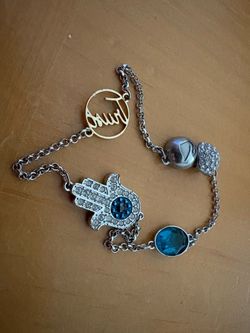 Swarovski Remix Strand Collection Hamsa Hand Trust Bracelet (Model (contact info removed))