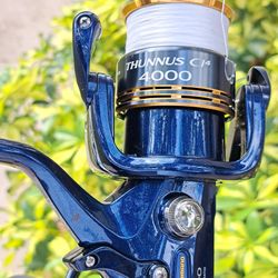 Shimano Thunnus Reel/New Braid/lew's Rod.