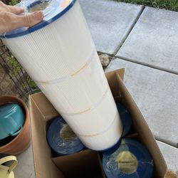 Set of 4 NEW Swimming Pool Filter Cartridges 19 5/8” X 7” X 3”