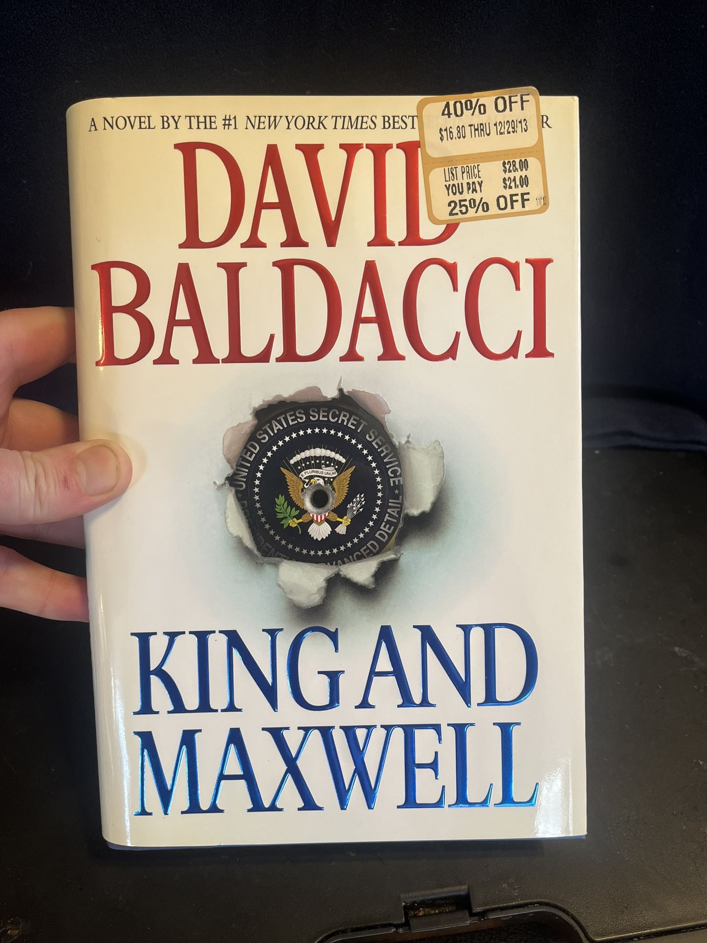 King And Maxwell By David Baldacci, Hardcover, King And Maxwell Series