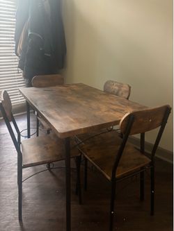 Dining table with 4 chairs