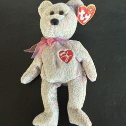 TY Beanie Baby Bear Named 2001 