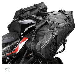 HUNTVP Motorcycle Waterproof Saddlebags Motorcycle Bags Motorcycle Tail Bag Side Bags Universal Storage Tool Bag for Motorbike 