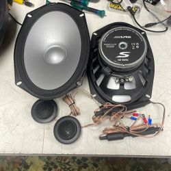 Alpine 6x9 Component Speakers