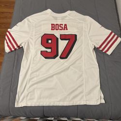 White Nick Bosa Jersey