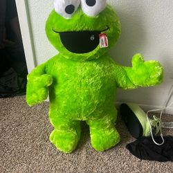 green cookie monster plush 