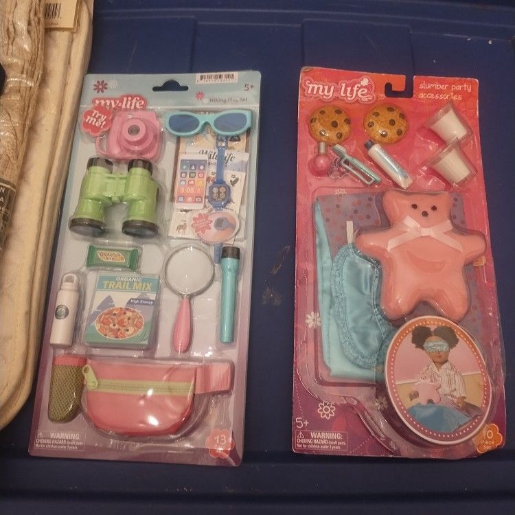 Brand New My Life As Hiking Playset My Life As Slumber Party Accessories