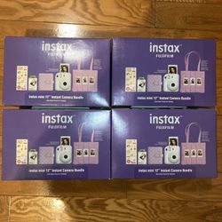 ✅🚨FujiFilm Instax Mini 12 Holiday Bundle Pastel Blue x4