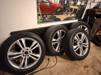 19" WHEELS WITH GOODYEAR TIRES ready to be painted