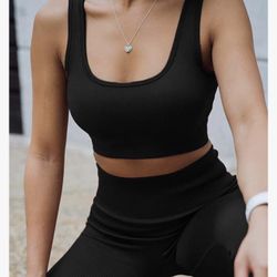 Brand New Black Yoga Set! 