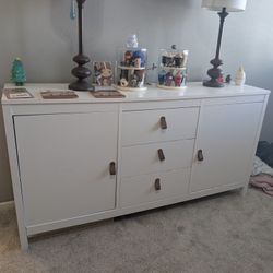 White Dresser 60" x 16" x 32"