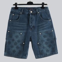 Louis vuitton denim shorts
