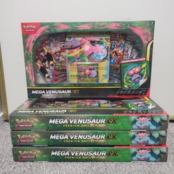 Mega Venusaur ex Premium Collection, Lot of 4