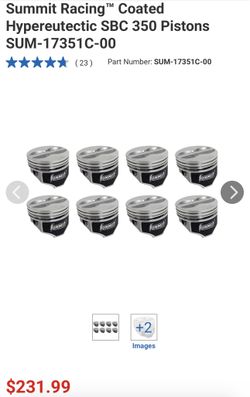 Sbc 350 Stock Bore Pistons