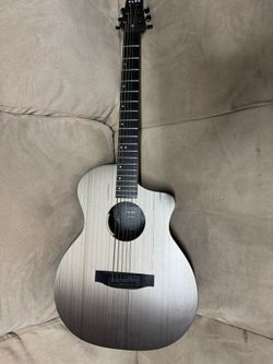 Acoustic Guitar Klos Grand Cutaway Mini Carbon Timber