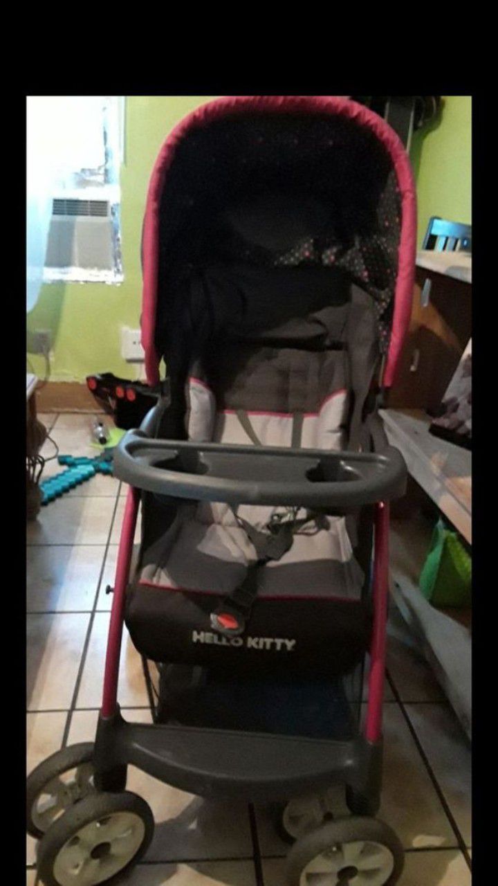 Hello Kitty Stroller,base and carseat