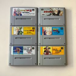 Super Famicom anime games bundle 