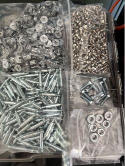 Hardware nut bolts