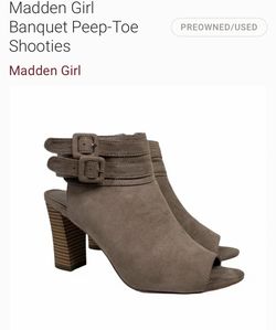 Madden Girl Banquet Peep-Toe Shooties