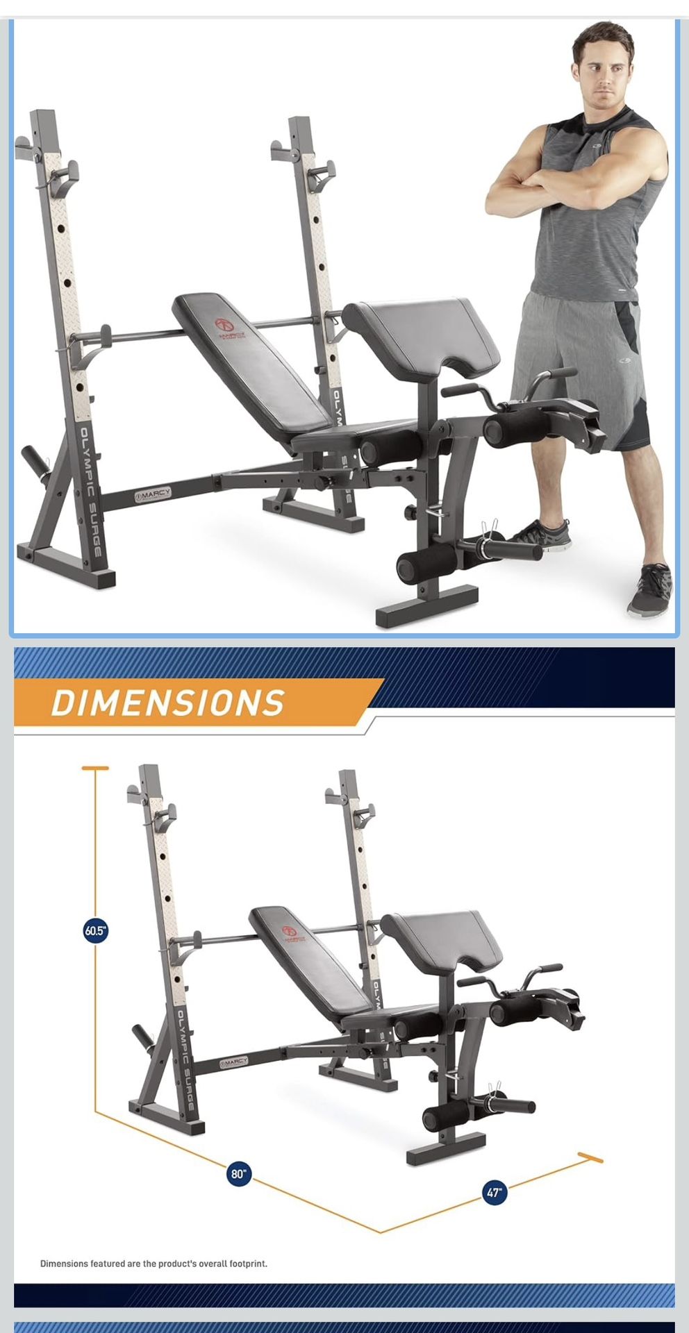 Bench Press with squat rack, Multi-function