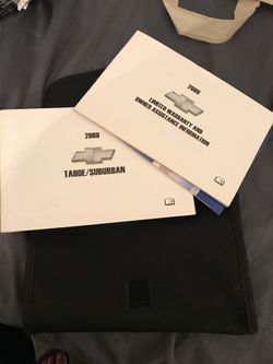2008 Chevy Tahoe book