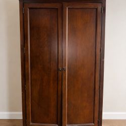 Wood Armoire Cabinet  