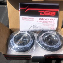 DS18 PRO-TWX1/SL BRAND NEW BULLET TWEETERS 