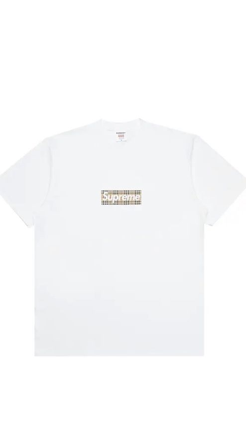 Supreme Burberry Box Logo Tee