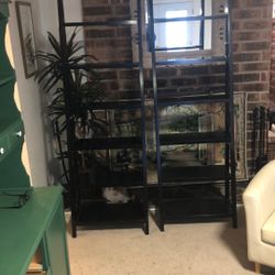 A Frame Bookshelve Matching 2 Lot