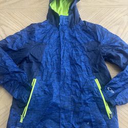 Champion Sz 12-14 large blue wind breaker