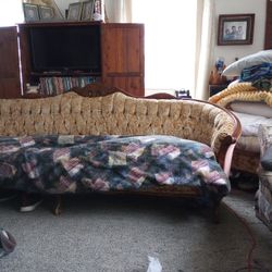 FREE!!! Antique Victorian Couch & Matching Chair