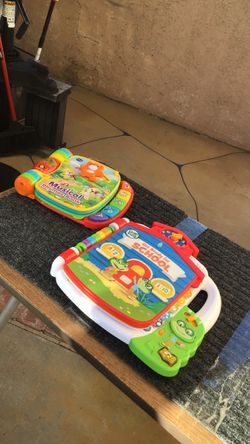 Collectible V tech musical rhymes book and get ready for school books