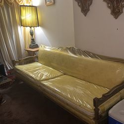 mid-century sofa, likely from the 1960s