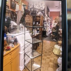 Tall Iron Plant Stand Shelf Perfect For A Small Space 12 "By 12" By 72