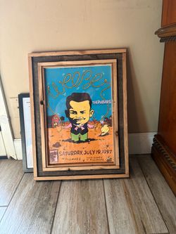 Weezer 1997 Fillmore Concert Poster Framed