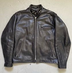 Schott 641 Leather Jacket - Black