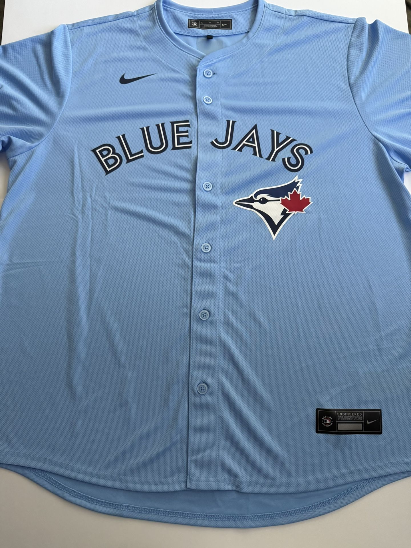 Toronto Blue Jays Sky Blue Baseball Jersey, New Men’s XL