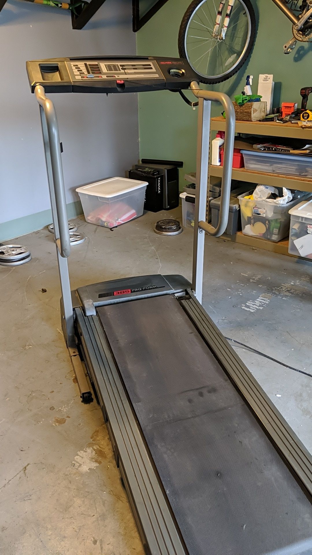 385 ProForm space saver Treadmill