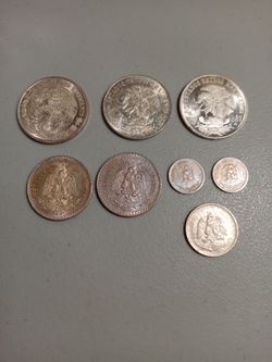 .720 Mexican 8 coin lot