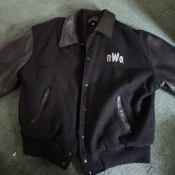 Leather Sleaved Jacket