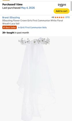 Flower girl vail