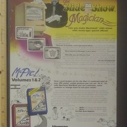 1984 The Slide Show Magician Graphics Program Magnum Software Macintosh Computer Ad Collectible Vintage Advertisement