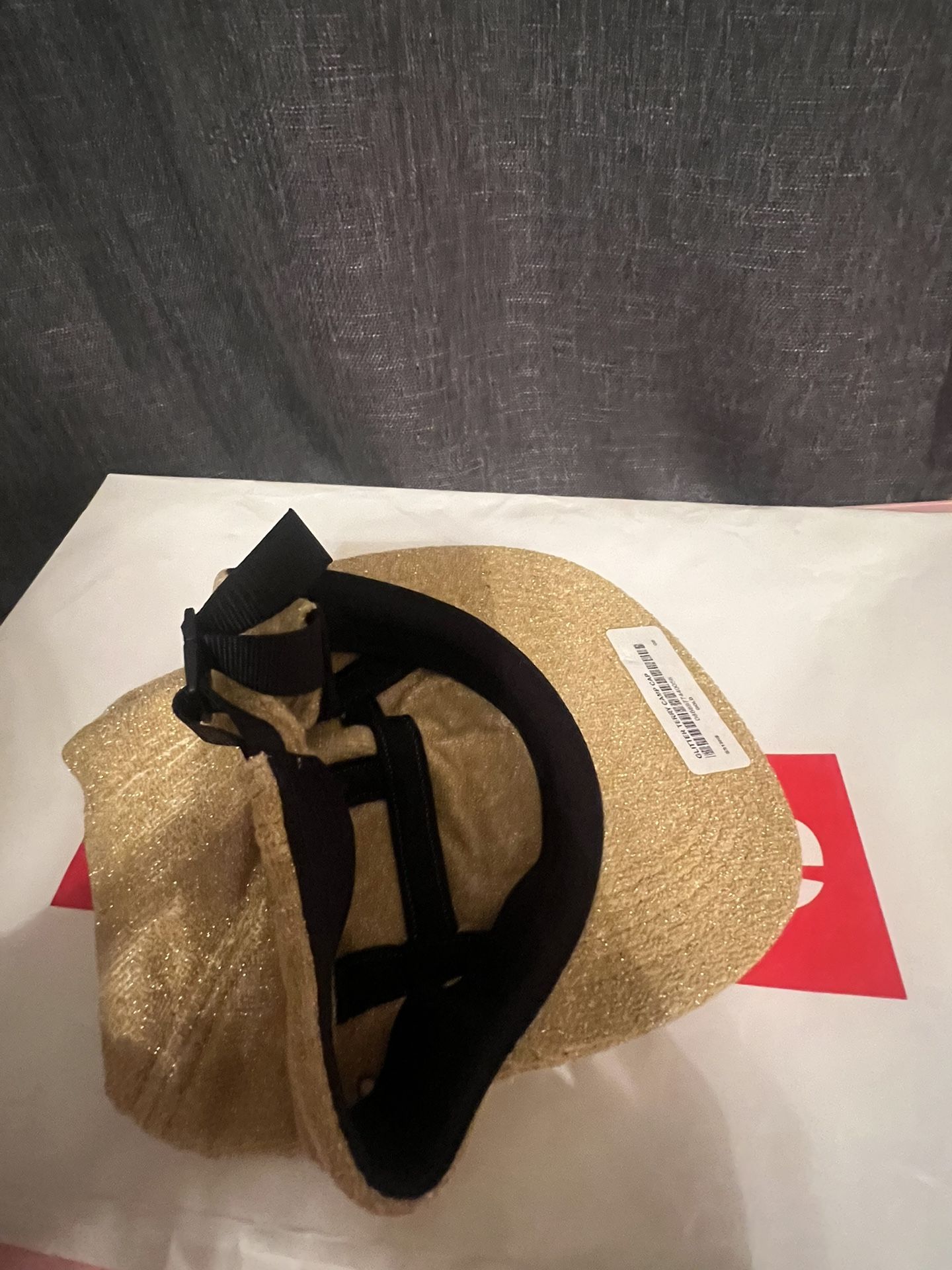 Supreme Glitter Terry Camp Cap