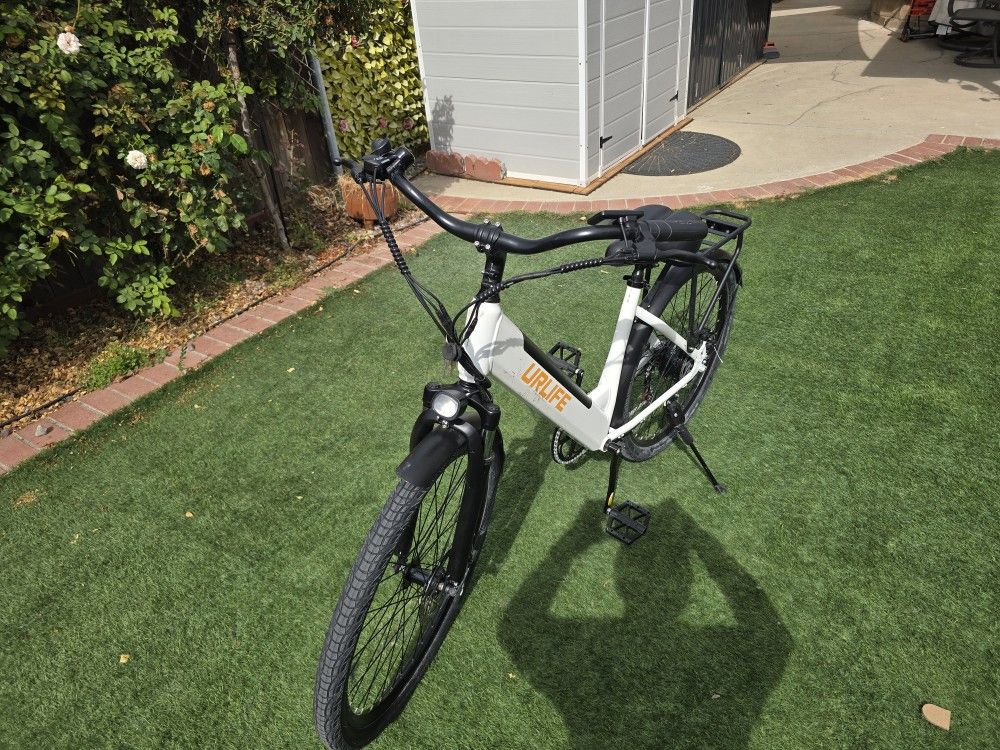 26" Step-Through, Electric Commuter Bikes with 48V10.4Ah Removable Battery, 750W Peak Motor, Electric Cruiser Bike with 60-Mile Max & 20MPH