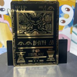 Pokémon — Gold Metal Card Lot (Ancient Mew + Mew GX)
